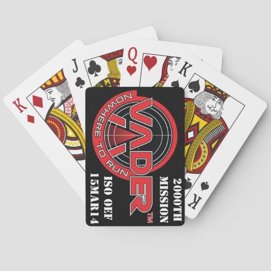 VADER 2000th Mission Decks Spielkarten (Rückseite)