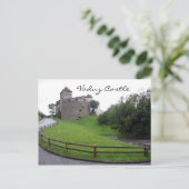 Vadukschloss grün postkarte (Stehend Vorderseite)