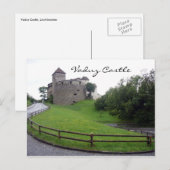 Vadukschloss grün postkarte (Vorne/Hinten)