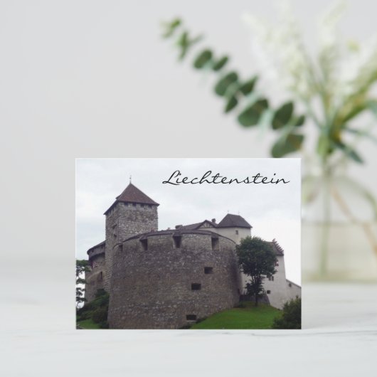 Vadukschloss Postkarte (Stehend Vorderseite)