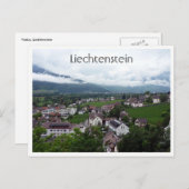 Vadukstadt Postkarte (Vorne/Hinten)