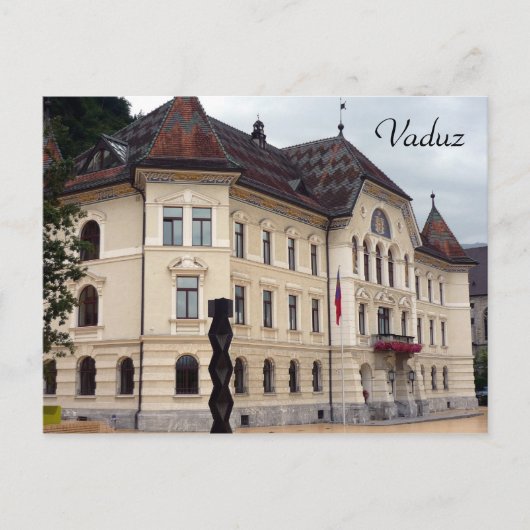 Vaduz-Bldg Postkarte (Vorderseite)