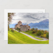 Vaduz Castle Liechtenstein Feiertagspostkarte (Vorne/Hinten)