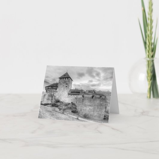Vaduz Castle Liechtenstein Karte (Vorderseite)