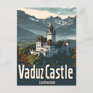 Vaduz Castle Liechtenstein Postkarte