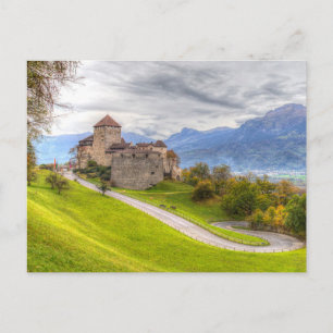 Vaduz Castle Liechtenstein Postkarte