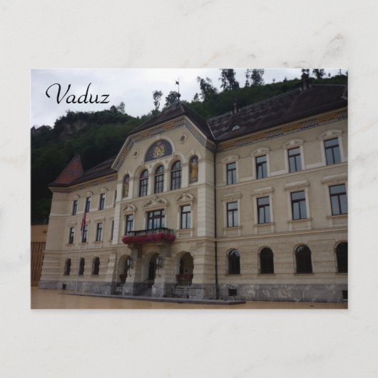 vaduz govt bldg postkarte (Vorderseite)