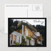 Vaduz-Kunstzentrum Postkarte (Vorne/Hinten)