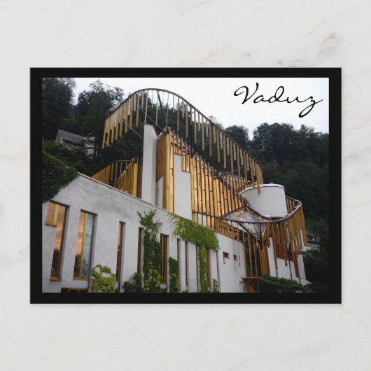 Vaduz-Kunstzentrum Postkarte (Vorderseite)