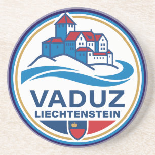 Vaduz Liechtenstein Europa Getränkeuntersetzer