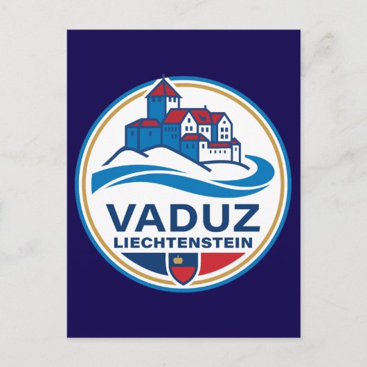 Vaduz Liechtenstein Europe Postkarte (Vorderseite)
