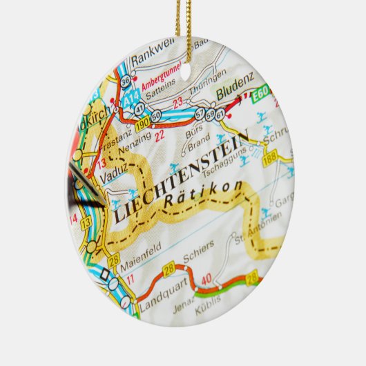Vaduz, Liechtenstein Keramikornament (Rechts)