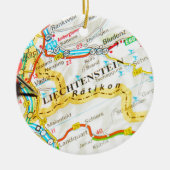 Vaduz, Liechtenstein Keramikornament (Vorne)