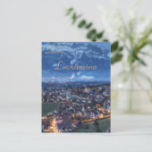 Vaduz Liechtenstein Postkarte (Stehend Vorderseite)