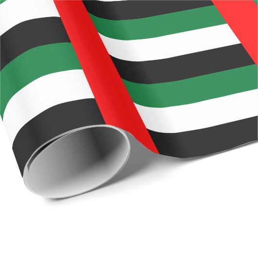 VAE-Flag mit patrouillischer Verpackung Geschenkpapier (Rolleneckpunkt)