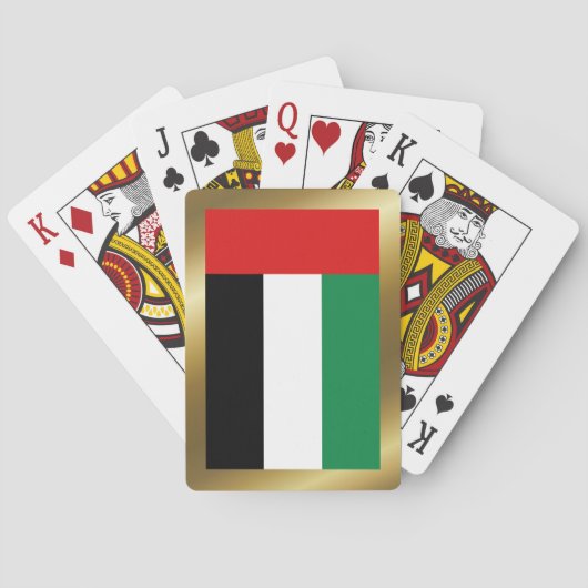 VAE Flag Playing Cards Spielkarten (Rückseite)