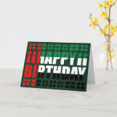 VAE-Flagge Geburtskarte Karte (Gelbe Blume)