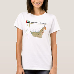 VAE-Karte + Flag + Titel-T - Shirt