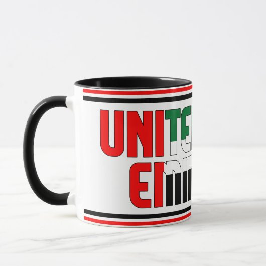 VAE National Flag Patriotic Coffee Tasse (Links)