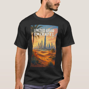 VAE Vereinigte Arabische Emirate Illustration Reis T-Shirt