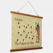 Va'era - die Seuche der Fliegen Wandteppich Mit Holzrahmen (Gewinkelt)