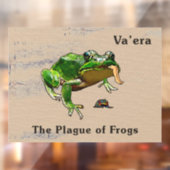 Va'era - Die Seuche der Frösche Fensteraufkleber (Blatt 2)