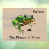 Va'era - Die Seuche der Frösche Fensteraufkleber (Blatt 3)