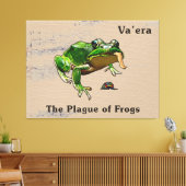 Va'era - Frösche Leinwanddruck (Insitu (Wohnzimmer))