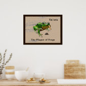 Va'era - Frösche Poster (Küche)