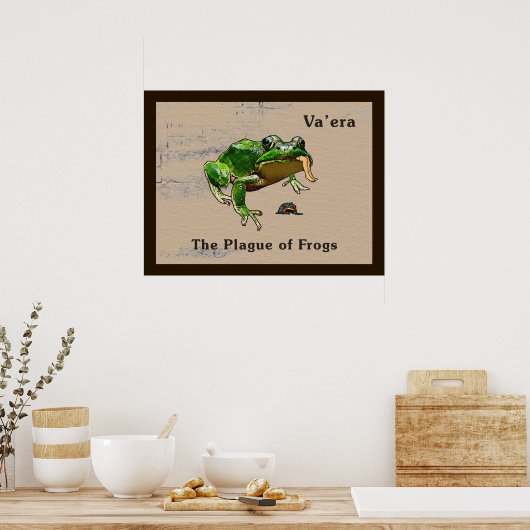 Va'era - Frösche Poster (Küche)