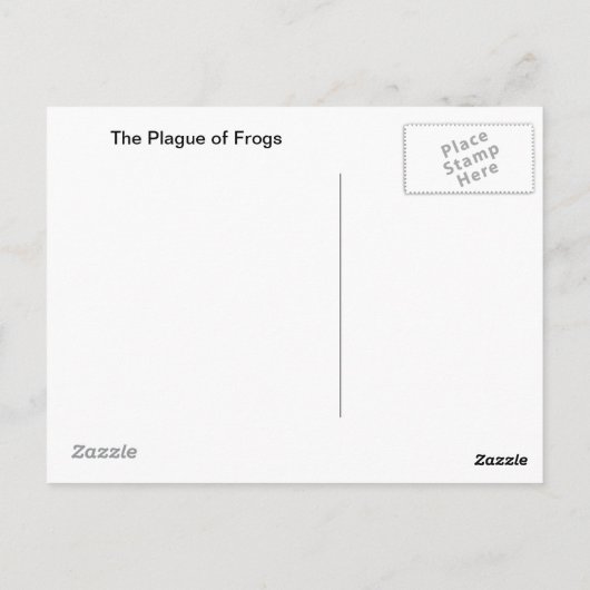 Va'era - Frösche Postkarte (Rückseite)