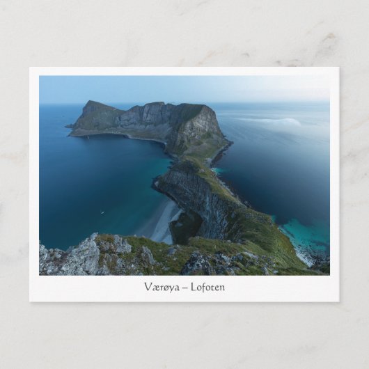 Vaeroy Lofoten Norwegen Postkarte (Vorderseite)