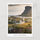 Værøy Postkarte (Vorderseite)