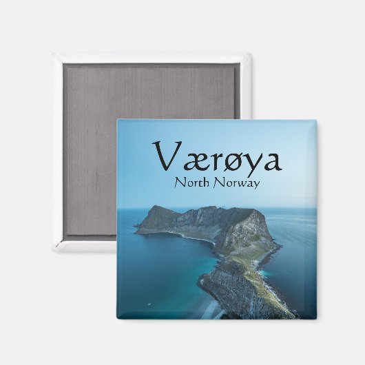 Vaeroya Lofoten Inseln Magnet (Vorderseite/Rückseite)