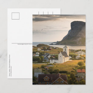 Vaeroya Lofoten Norwegen Postkarte