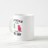 Vaffanculo: Italienisch für "Einen schönen Tag hab Kaffeetasse (Vorderseite Links)