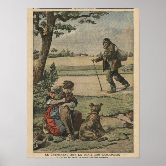 Vagabond ist eine Landschaftsstörung Poster (Vorne)