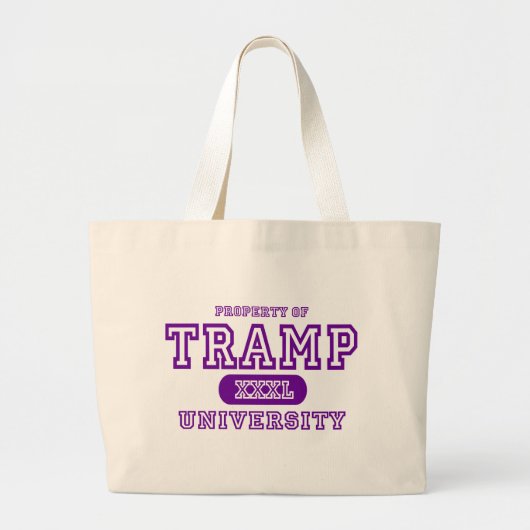 Vagabund-Universität Jumbo Stoffbeutel (Vorne)