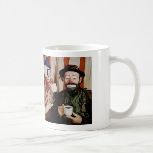 VagabundHobo - Clown-trinkende Kaffee-Tasse Kaffeetasse (Rechts)