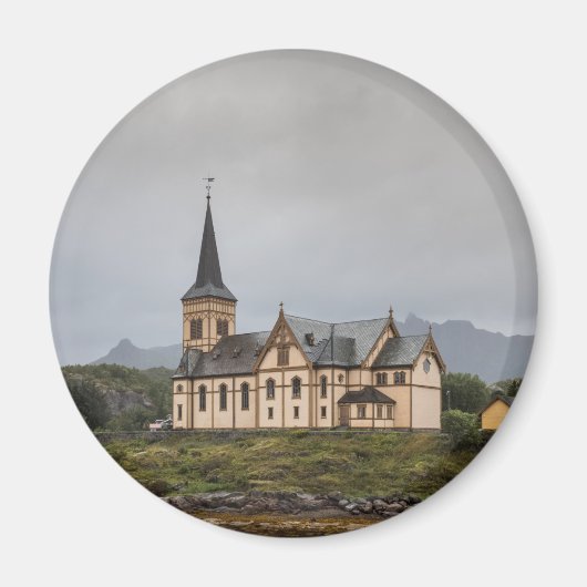 Vagan Church - Lofoten Islands Magnet (Vorne)