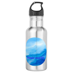Vage marine Schönheit Edelstahlflasche
