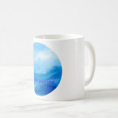 Vage marine Schönheit Kaffeetasse (VorderseiteRechts)