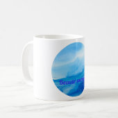 Vage marine Schönheit Kaffeetasse (Vorderseite Links)