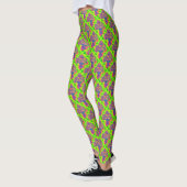 Vage Rose drucken Leggings (Links)