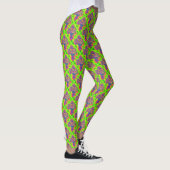 Vage Rose drucken Leggings (Rechts)