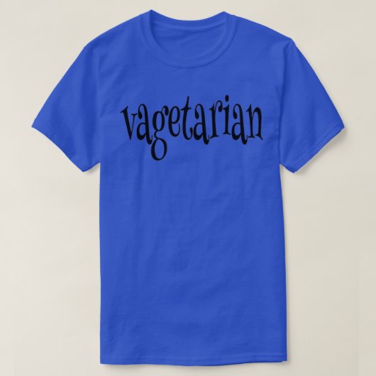 Vagetarian dreckiger Spaß T-Shirt (Design vorne)