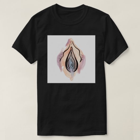 Vagina Nr. 10 Art Print T-Shirt (Design vorne)