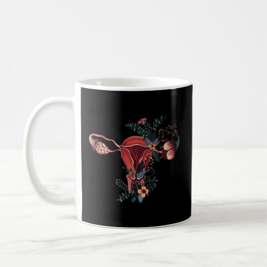 Vagina Uterus Wild Feminist Geist Ihre eigene U Kaffeetasse (Links)