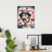 Vagrant Valentine - Kunstdruckerei Poster (Heimbüro)