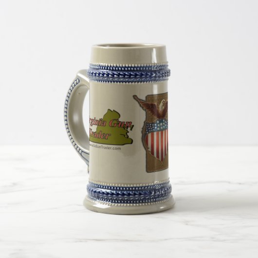 VaGT "Doppellogo Stein " Bierglas (Vorderseite Links)